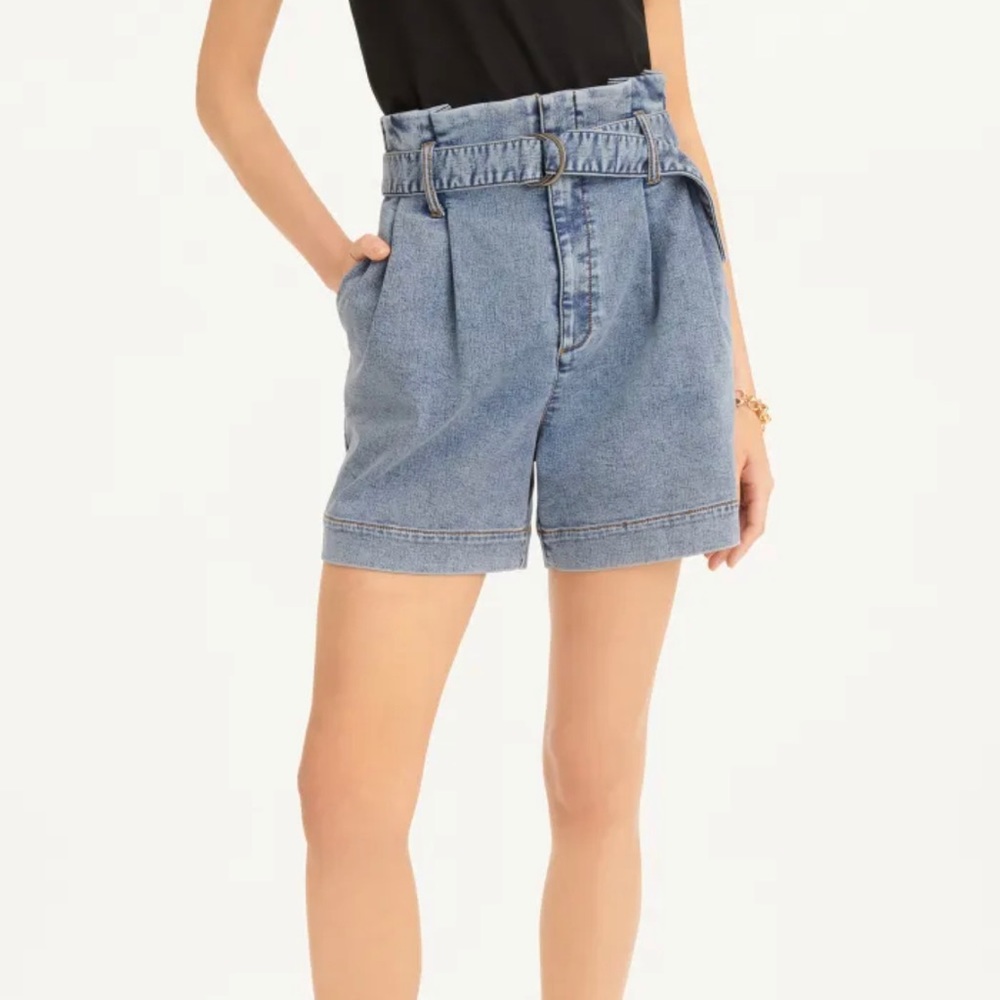 DKNY Terry Paperbag Waist Short